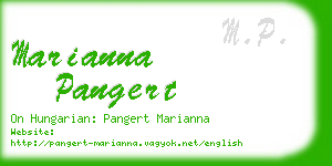 marianna pangert business card